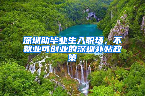 深圳助畢業(yè)生入職場(chǎng)，不就業(yè)可創(chuàng)業(yè)的深圳補(bǔ)貼政策