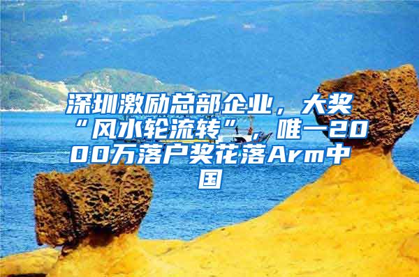 深圳激勵總部企業(yè)，大獎“風(fēng)水輪流轉(zhuǎn)”，唯一2000萬落戶獎花落Arm中國