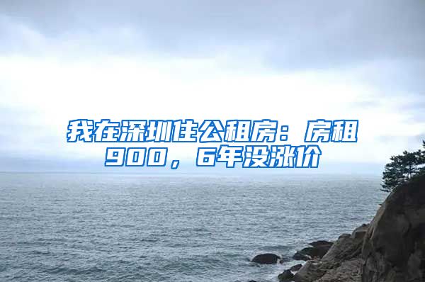 我在深圳住公租房：房租900，6年沒漲價(jià)