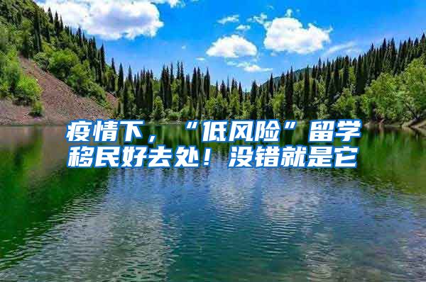 疫情下，“低風險”留學移民好去處！沒錯就是它