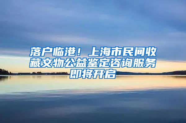 落戶臨港！上海市民間收藏文物公益鑒定咨詢服務(wù)即將開啟