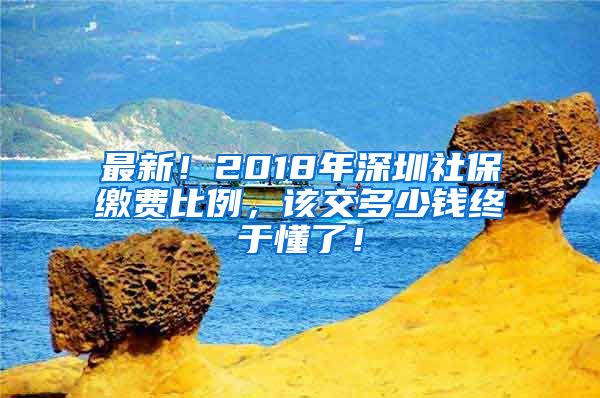 最新！2018年深圳社保繳費(fèi)比例，該交多少錢終于懂了！