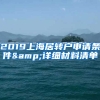 2019上海居轉(zhuǎn)戶申請條件&詳細材料清單